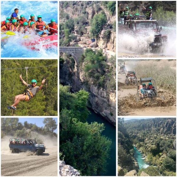 Antalya: Rafting Jeep Buggy&Quad Safari Zipline Canyon Visit - Frequently Asked Questions