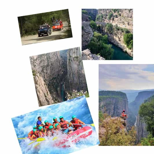 Antalya: Rafting, Tazı Canyon & Jeep Tour With Lunch - Experience Highlights
