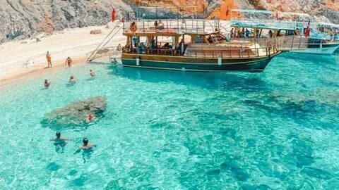 Antalya Suluada and Adrasan Beach Full-Day Boat Trip - Maldives Beach closes the island circuit