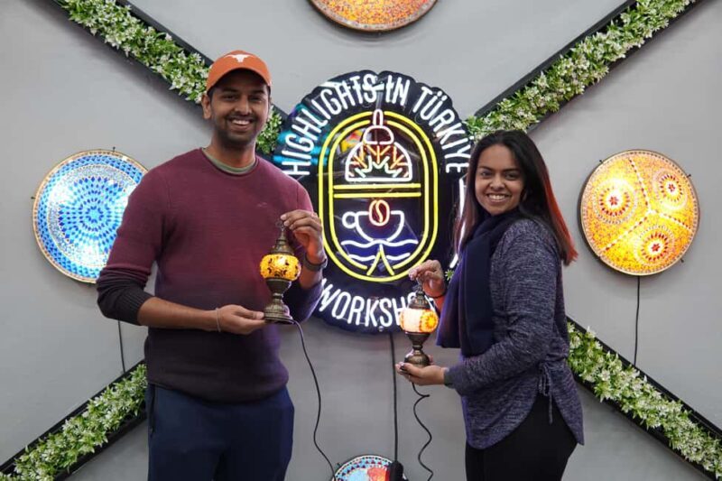 Antalya: Traditional Mosaic Lamp & Candle Holder Workshop - The Crafting Process