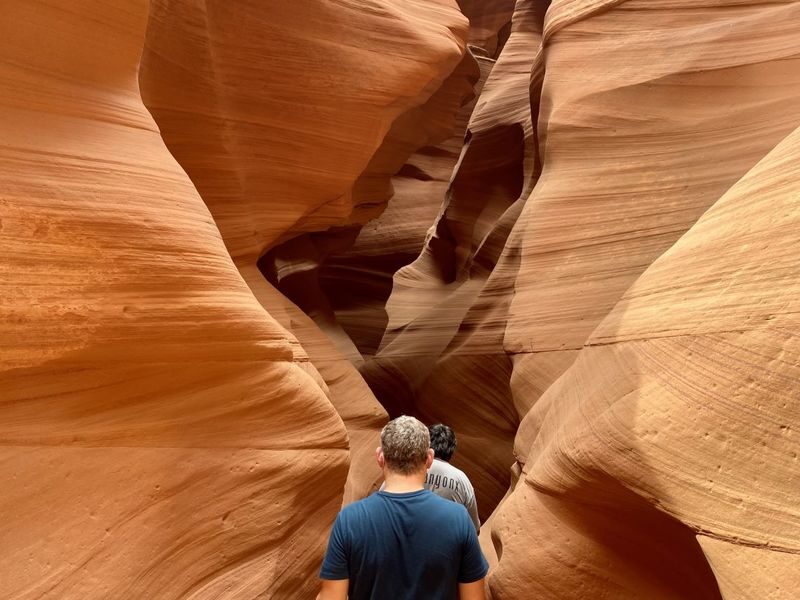 Antelope Canyon X Entry Ticket with Guided Tour - The drive, check-in, and descent