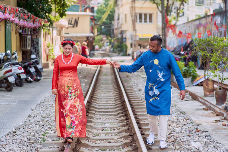Ao Dai Rental & Professional Photoshoot in Hanoi Old Quarter - Getting dressed for Hanoi’s streets