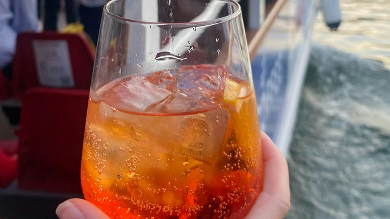 Aperitif by Boat Experience in Navigli - One drink and a small plate of canapés
