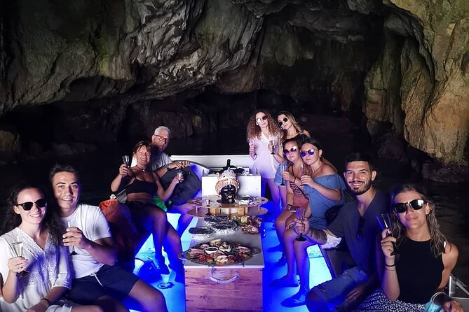 Aperitif on the Boat at Sunset Island and Sea Caves - Activity Overview