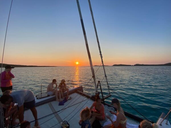 Aperitifs at Sunset on the Asinara Stintino Catamaran - Romantic and Social Vibes