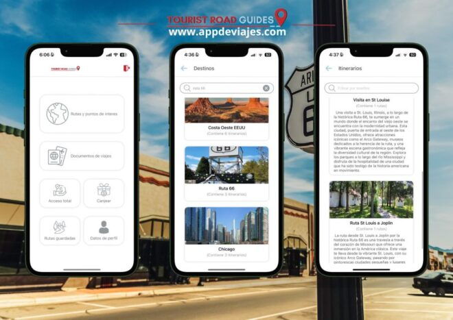 App Self-drived Route 66 Road St. Louis to Joplin - Inclusions