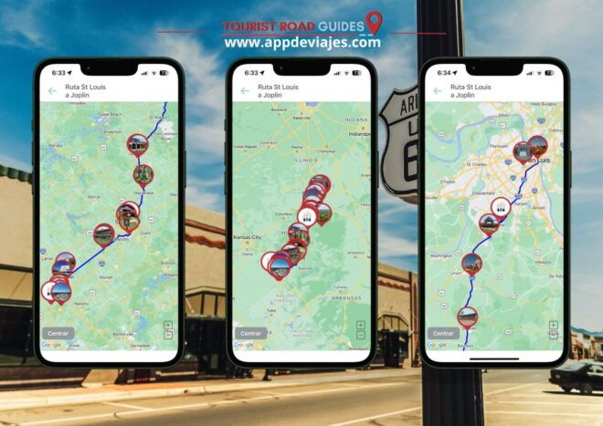 App Self-drived Route 66 Road St. Louis to Joplin - The Sum Up