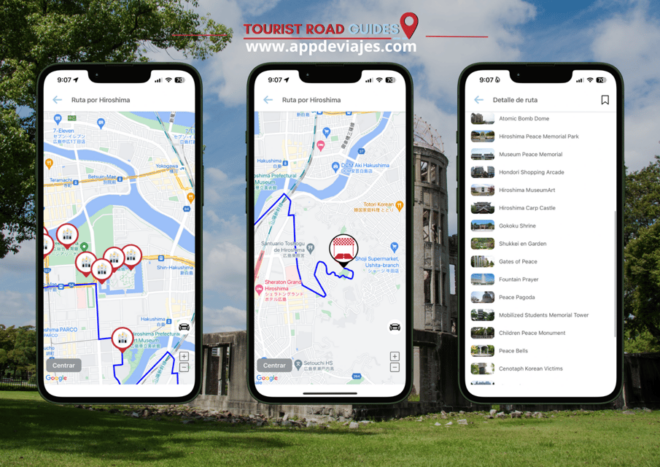App Self-Guided Audio Guide Routes Visit Hiroshima - Shukkei-en Garden and Hiroshima Castle