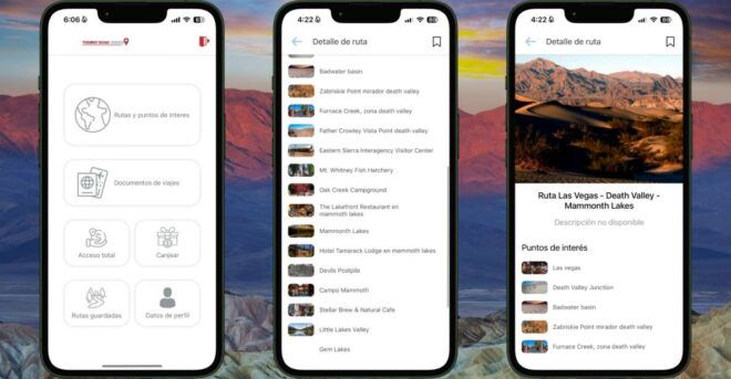 App Self-Guided Road Routes Death Valley - Accessibility and Highlights