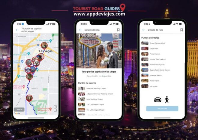 App Self-Guided Road Routes Las Vegas - Experience Highlights on Las Vegas Strip
