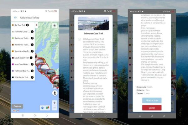 App Self-Guided Road Routes Vancouver Island - Route Highlights