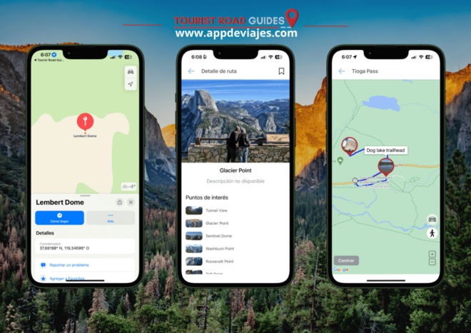 App Self-Guided Road Routes Yosemite National Park - The Sum Up