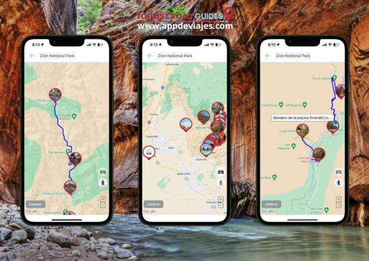 App Self-Guided Road Routes Zion National Park - Activity Details