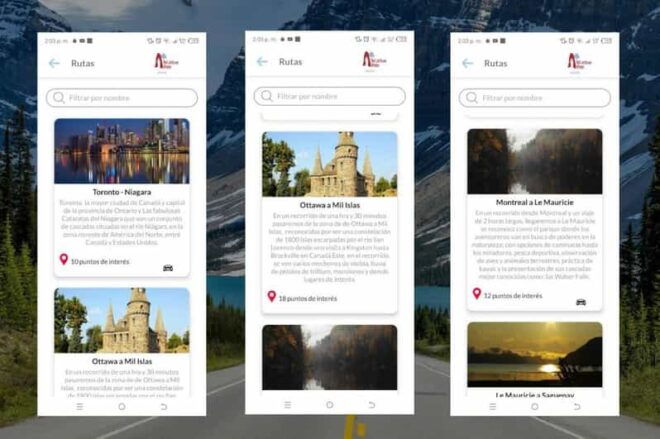 App Self-Guided Routes on Roads in Eastern Canada - Interactive Maps and Travel Tips