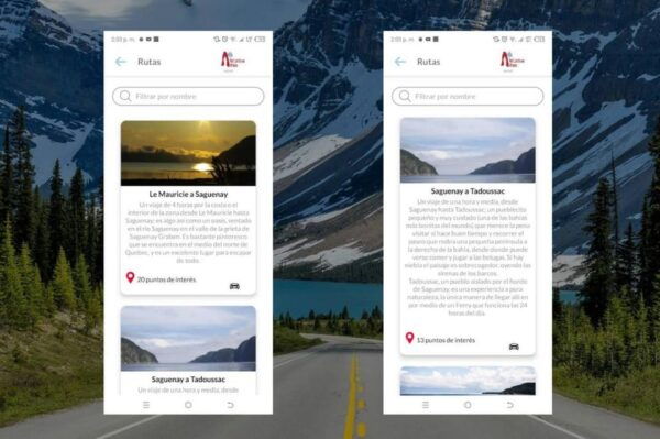 App Self-Guided Routes on Roads in Eastern Canada - Registration and Customer Support Process