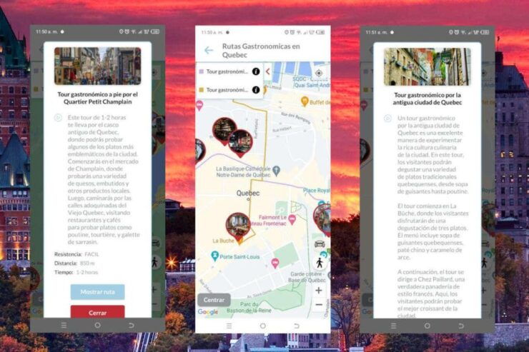 APP Self-Guided Routes Quebec With Multi-Language Audioguide - Activity Details