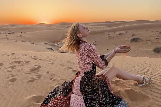Arabian Desert Safari With BBQ Dinner Camel Ride, Sand Boarding - Overview of the Experience