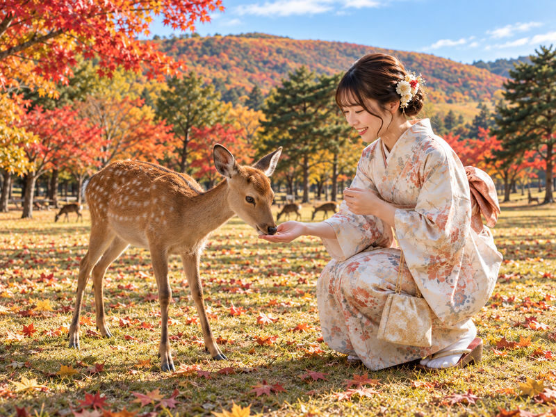 Arashiyama Bamboo Forest & Nara Park Deer & Fushimi Inari Shrine Torii Gate Day Tour (Departing from Osaka/Kyoto) - Three Kyoto and Nara classics, one full day