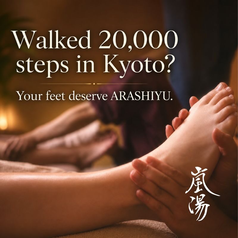 Arashiyu Foot Bath and Blissful Foot Massage in Kyoto - How the three locations fit into a Kyoto day