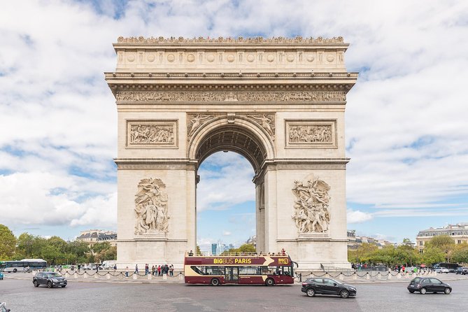 Arc De Triomphe Self-Guided Ticket & Big Bus Hop-On Hop-Off - Whats Included