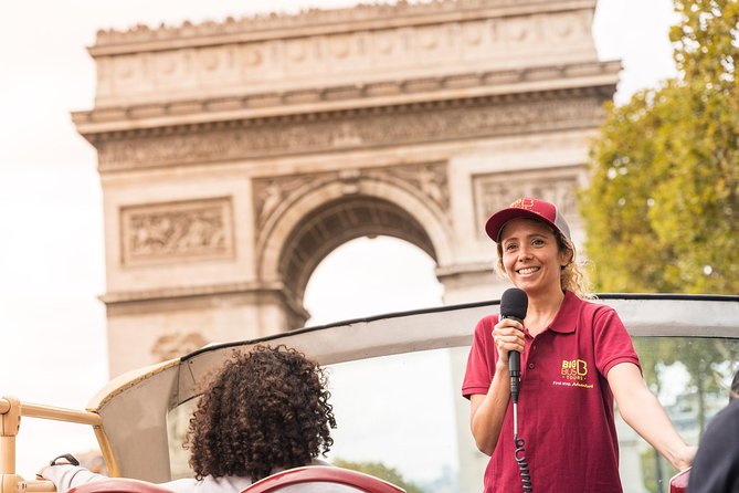 Arc De Triomphe Self-Guided Ticket & Big Bus Hop-On Hop-Off - What to Expect