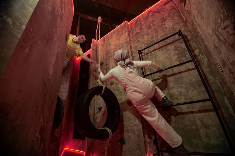 Arcade-style Escape Room at Sunway Pyramid by Bomb Battle - Bike Battle puts your coins on the line