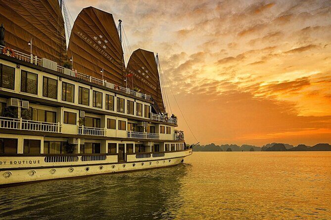 Arcady Cruise Halong Bay 2-day from Hanoi - Day Two: Early Sunrise, Cave Exploration, and Return Journey