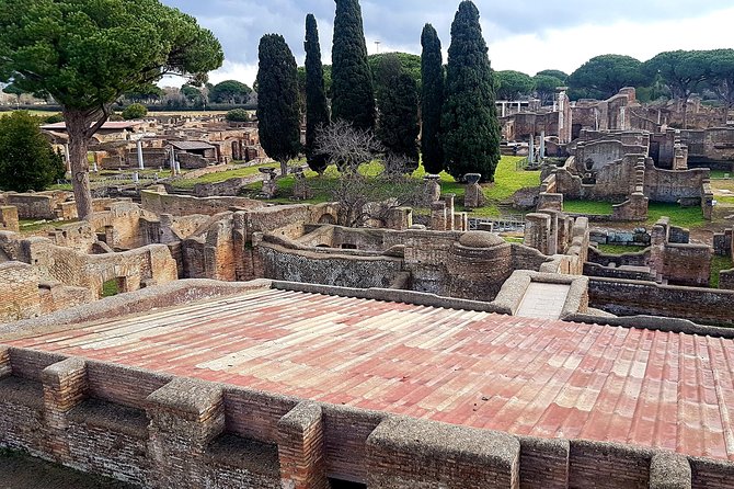 ArchaeoPark of Ancient Ostia in Mini Vintage Cabrio - Overview