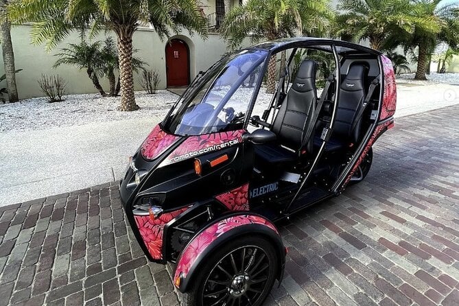 Arcimoto Electric Vehicle Adventure Rental in St. Augustine - Pickup Options and End Location
