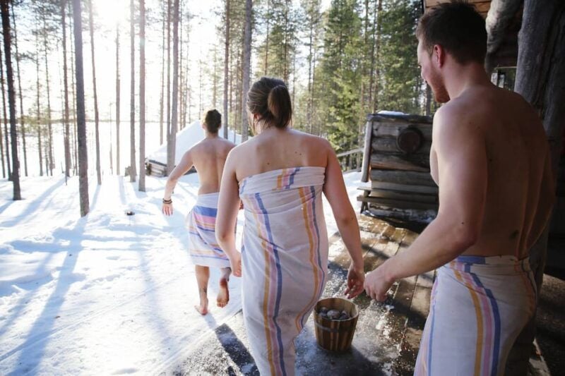 Arctic Tent Sauna Experience with Ice Swimming - Good To Know