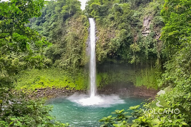 Arenal Adventure: Explore Volcano, Waterfall, and Bridges - La Fortuna Waterfall: A Refreshing Oasis