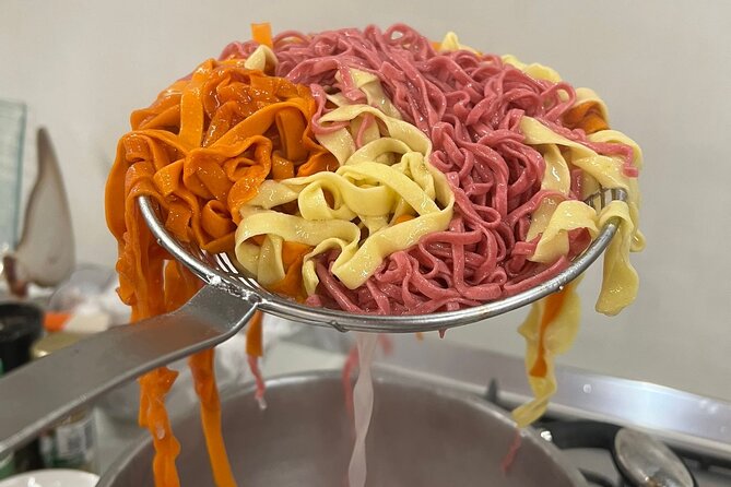 Arezzo Colorful Pasta Cooking Class - Menu Offerings