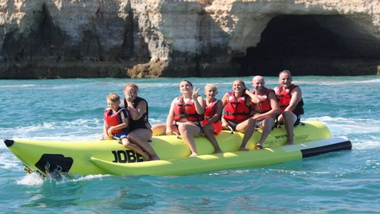 Armação De Pêra: Banana Boat Inflatable Ride - Experience Highlights