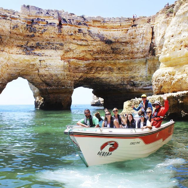 Armação De Pêra: Guided Boat Tour of Benagil's 15 Best Caves - Language Options and Group Size