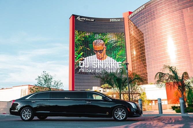 Arrival Transfer: Private Luxury 8 Passenger Limousine Service in Las Vegas - Product Code, Pricing, and Company Information