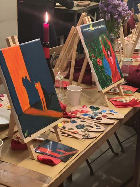 Art and Wine Lab painting experience in Venice and Milano - An Overview of the Experience