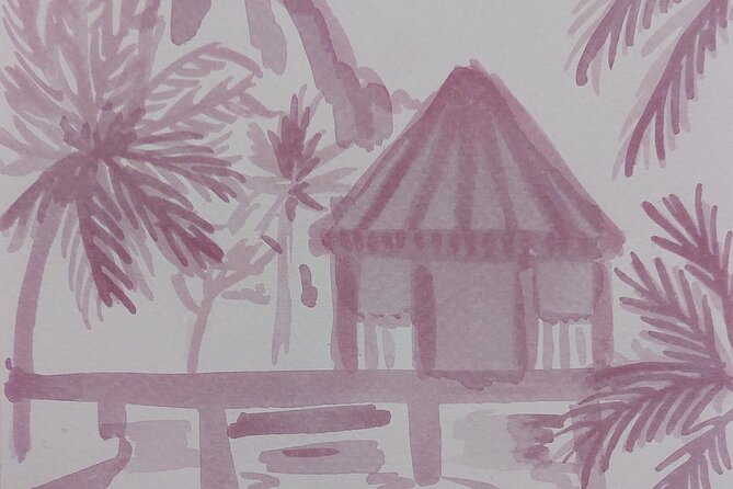 Art Class on How to Paint With Red Wine - ONLINE Experience - Tips and Techniques for Creating Art With Red Wine