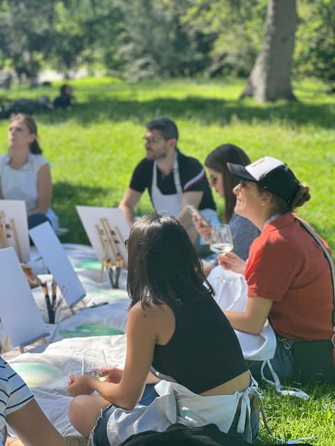 Art in the Park: Paint N Sip at Parco Sempione - Booking Information