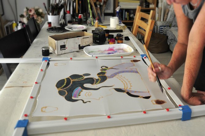 Art Workshop-- Create Your Own Greek Silk Scarf in Athens ! - Inclusions and Capacity
