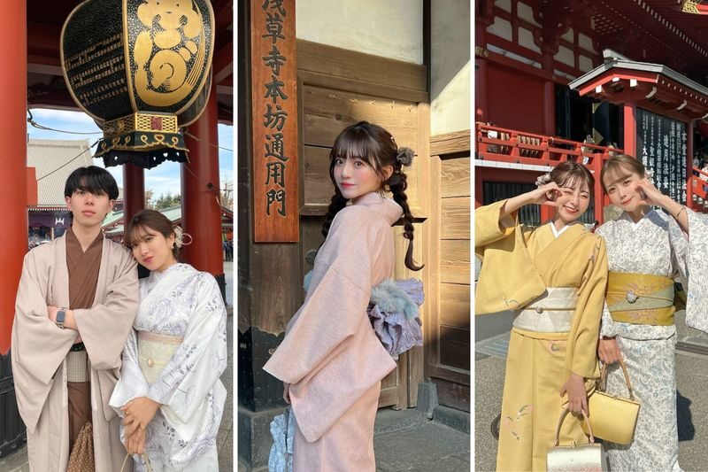 Asakusa | Kimono Rental Experience | Rika Kimono Asakusa Store (Provided by Rika Kimono) - A kimono shop just around the corner from Kaminarimon