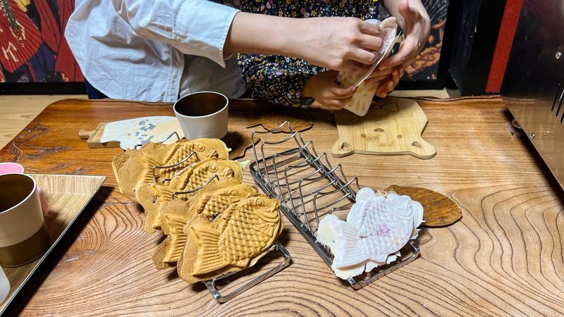 Asakusa Taiyaki Making - Sweet, savory, and pleasantly unexpected fillings