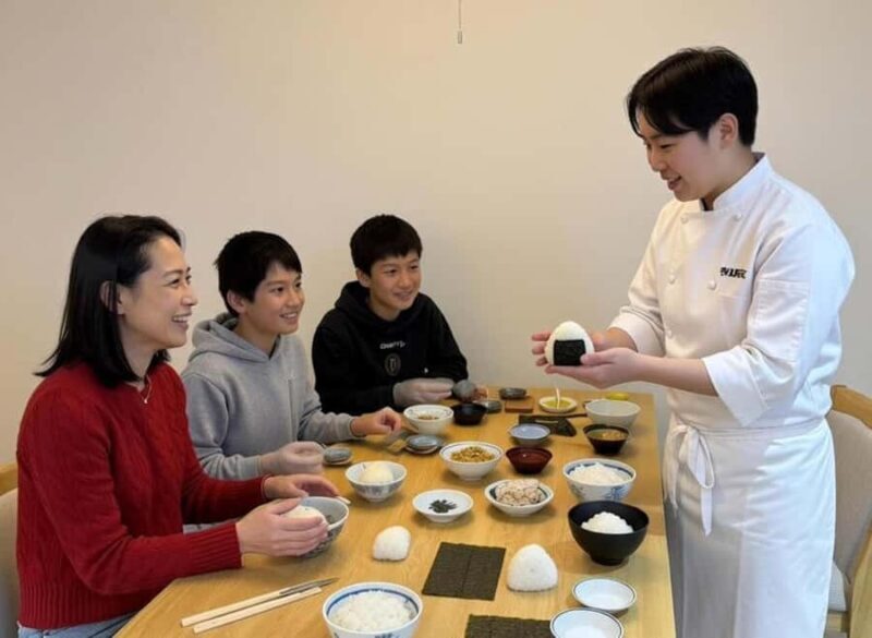 Asakusa Tokyo Early-Bird Onigiri Making Class with a Chef - A Close Look at the Experience