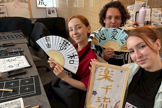 AsakusaJapanese Calligraphy & Make your original folding fan! - Practical Details & Tips