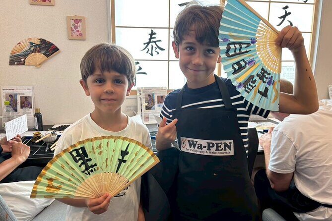 AsakusaJapanese Calligraphy & Make your original folding fan! - The Itinerary Breakdown