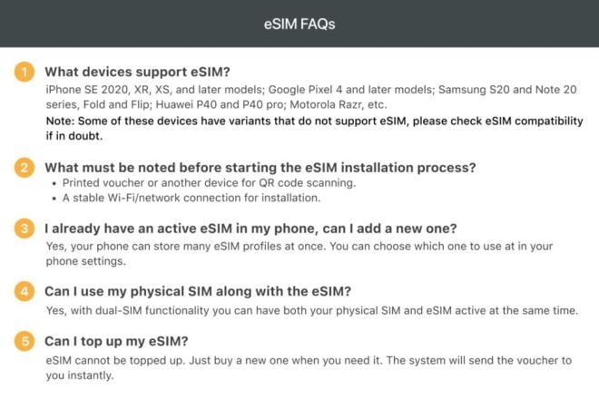 Asia: 8 Asian Regions Esim Data Plan - Frequently Asked Questions