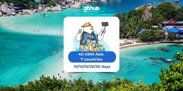 Asia: Esim Data Plan (7 Countries) - The Sum Up