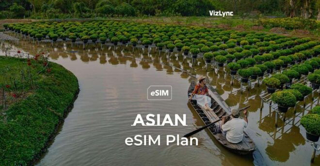 Asia Travel Esim Plan for 8 Days With 6GB High Speed Data - Full Data Speeds and Compatibility