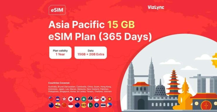 Asian 15 GB Esim Data Plan - Stay Connected on the Go ! - Good To Know
