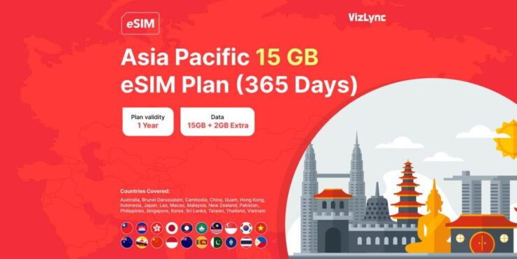 Asian 15 GB Esim Data Plan - Stay Connected on the Go ! - Benefits of the 15 GB Esim Plan