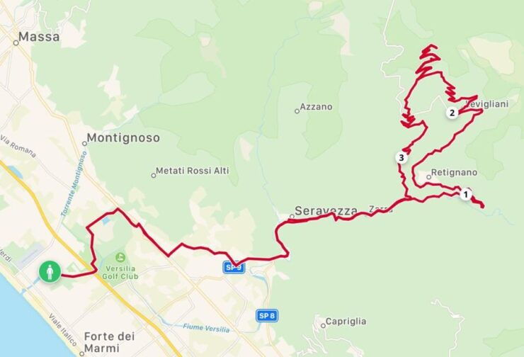 At the Foot of Mount Corchia (In the Heart of the Apuan Alps) - Tour Details
